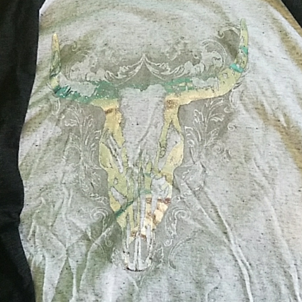 Wrangler skull shirt